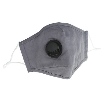 Cotton Protective Masks with Breathing Valve and Filter Pocket
