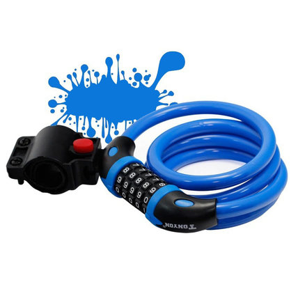 5 Digit Resettable Combination Coiling Bike Cable Lock