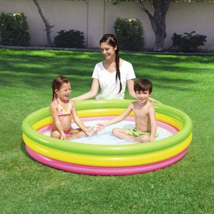 Summer 3-Ring Inflatable Swimming Pool For Kids